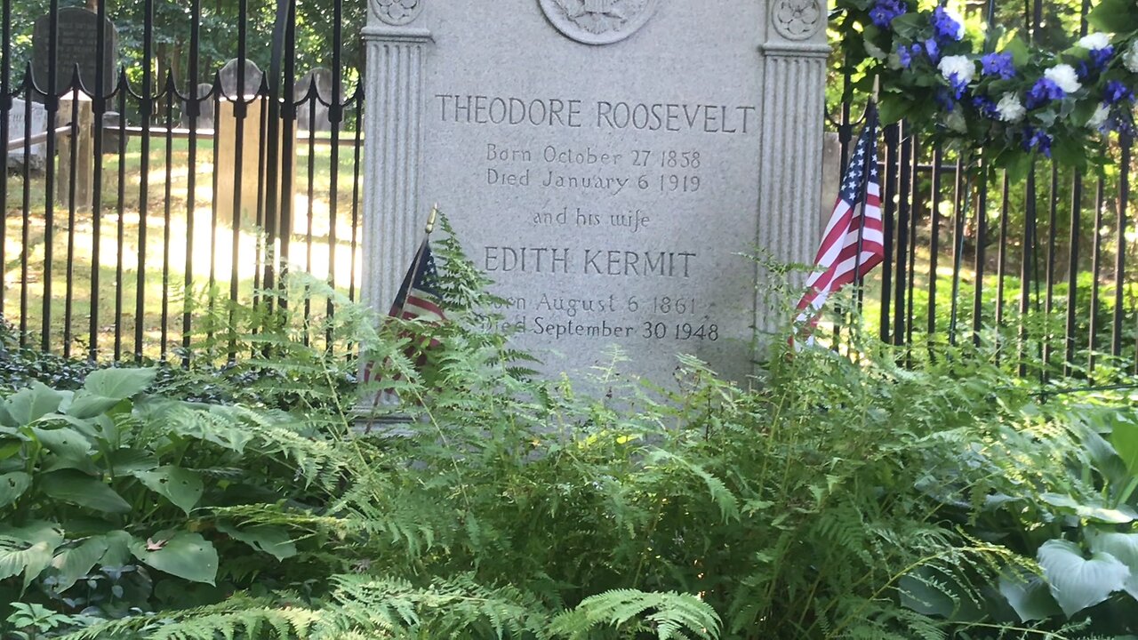 Theodore Roosevelt 26th US President Gravestone Burial Site