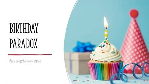 Birthday Paradox asymptotics: probability