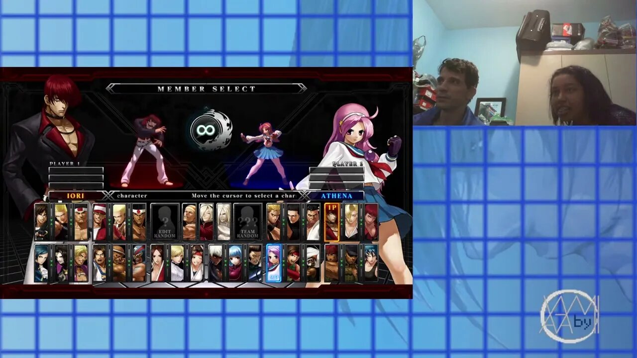 婚約者と一緒に KOF XIII をプレイしています (❤️ ω ❤️)