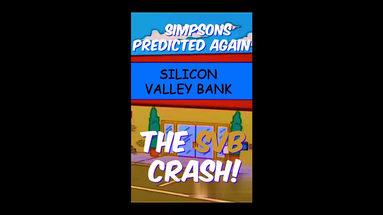 Simpsons Predicted Again SiliconValleyBank crash,SVB Crash.