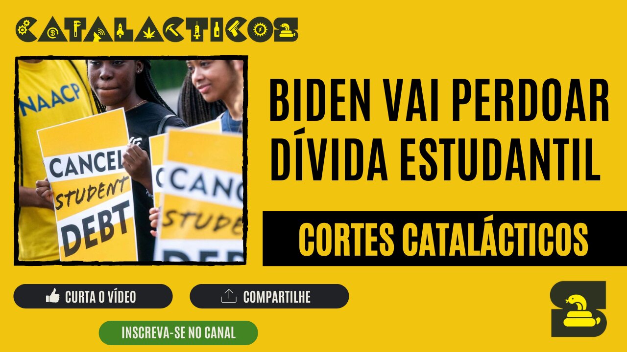 [CORTES] BIDEN vai PERDOAR DÍVIDA ESTUDANTIL