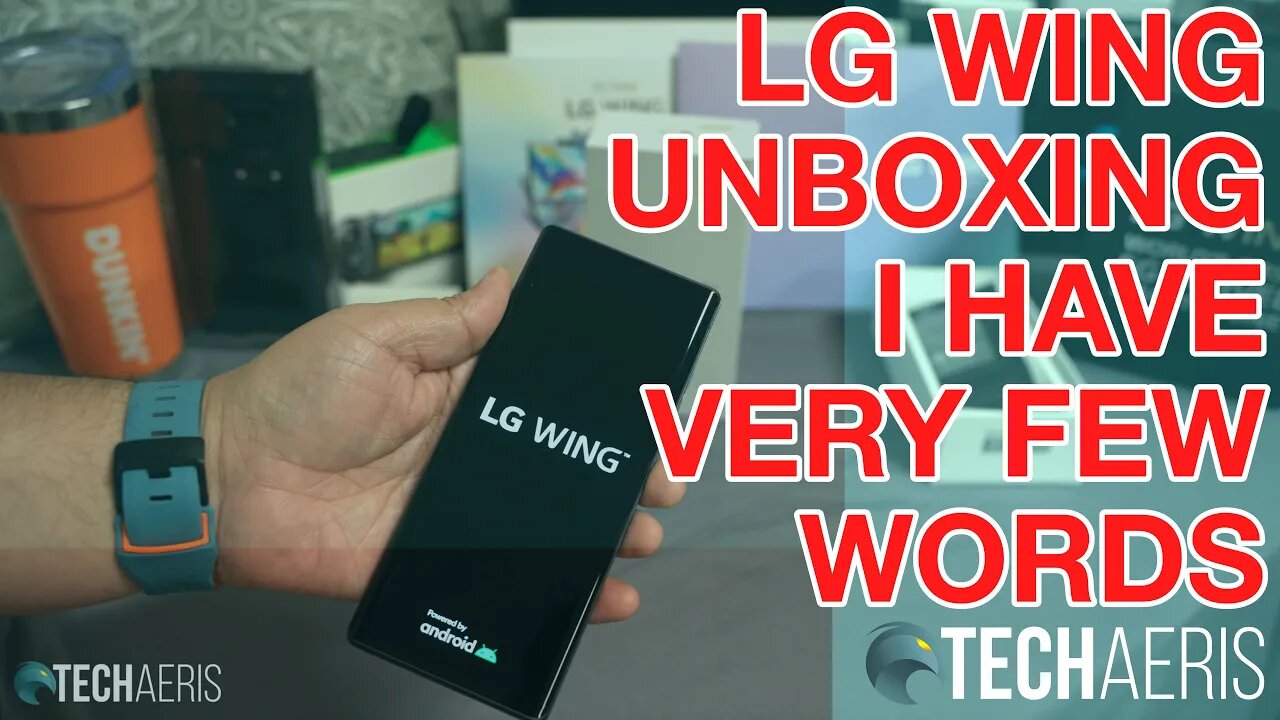 LG Wing Unboxing and at a loss for words :-O