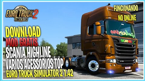 SCANIA HIGHLINE BRASILEIRA TOP EURO TRUCK SIMULATOR 2 1.42