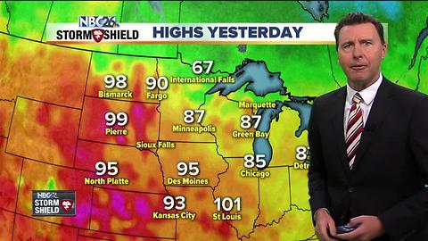 Michael Fish's NBC26 weather forecast