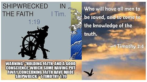 THOSE WHO CONCERNING FAITH, MAKE SHIPWRECK # 537