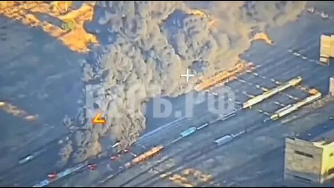 Another Ukrainian fuel train was destroyed