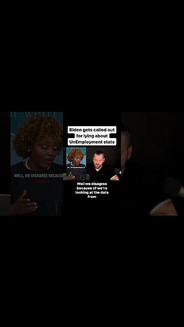Biden gets called out by Musk for lying about Unemployment Stats! #shorts
