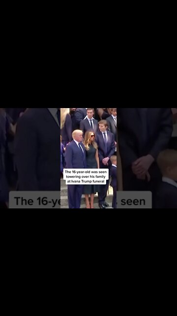 Barron Trump fans shocked to see him tower over family