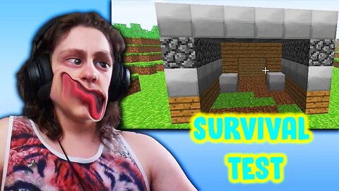 Checking Out The First Version Of Minecraft Survival (Survival Test)