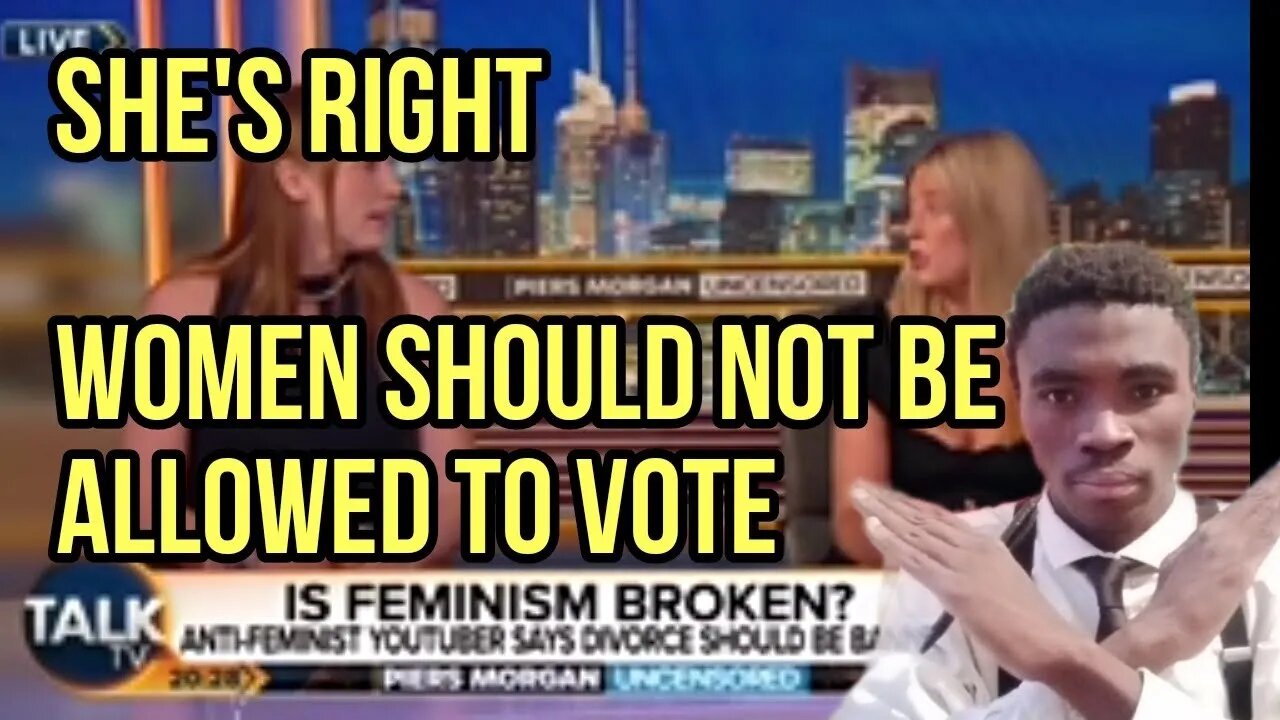 Justpearlythings Is RIGHT About Why Women Should NOT be allowed to Vote | Piers Morgan Uncensored