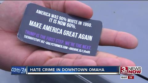 Navy Veteran victim of hate crime in downtown Omaha