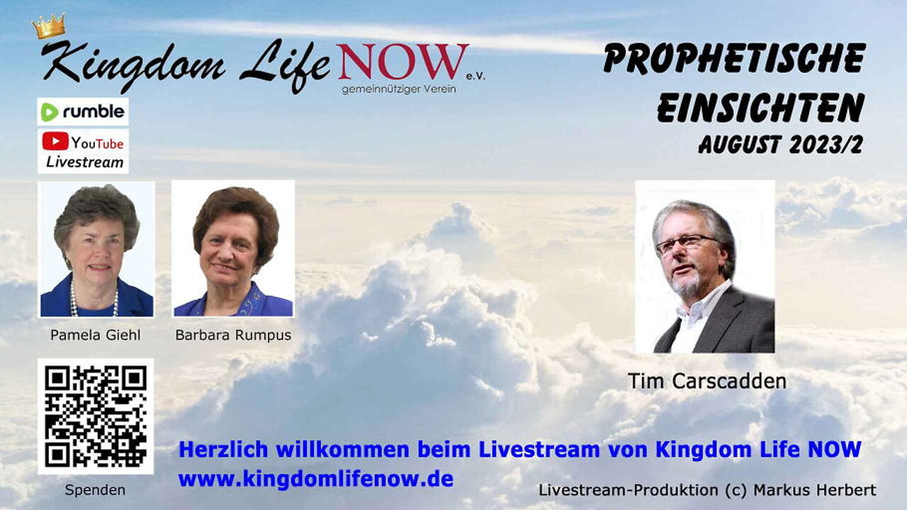 Prophetische Einsichten - August 2023/2 (Tim Carscadden)