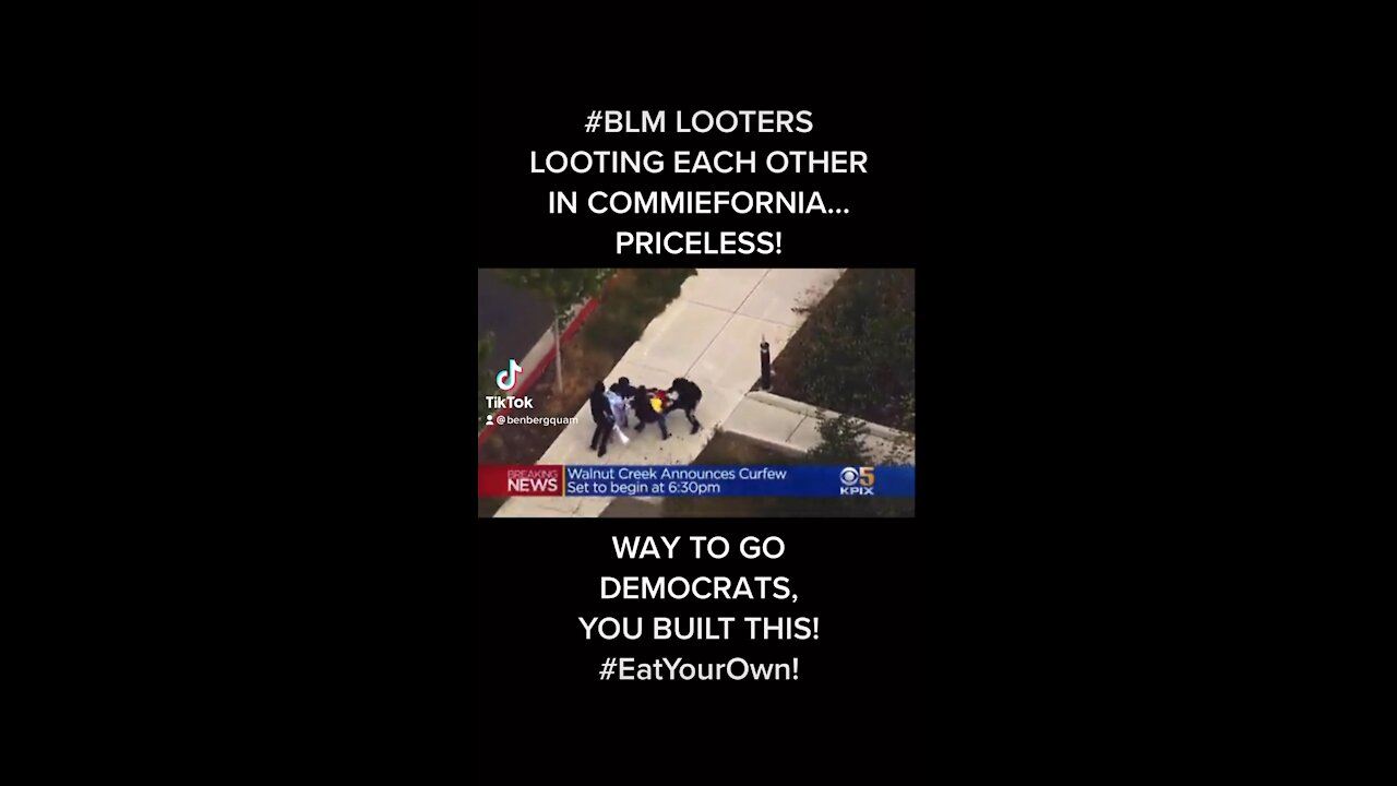 BLM Looters Looting Themselves! That Bread Looks an Awful Lot Like Target Merchandise!