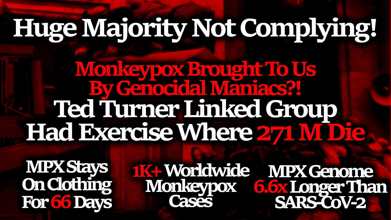 Tyranny Forecast: Monkeypox Media Control, A Vehicle For Forced Drugs, Lockdowns, Camps & Depopulation