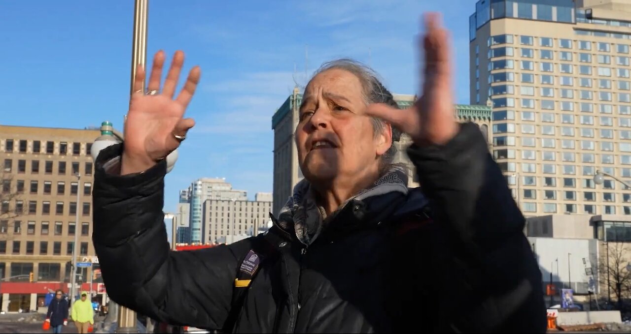 VIDEO 5, Ottawa Resident, Woman on Street Explains Her Strong Feelings About the Freedom Convoy