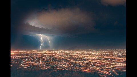 10 HOURS! Sounds of Heavy Thunderstorm- Relaxing Rain Sounds with Lightning