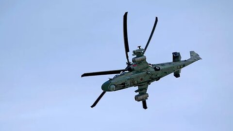 Ucrania helicóptero de ataque Kamov Ka-52 rusos impactando objetivos ucranianos/OTAN