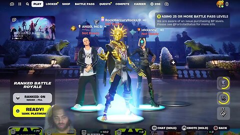 Fortnite with Rock Mercury