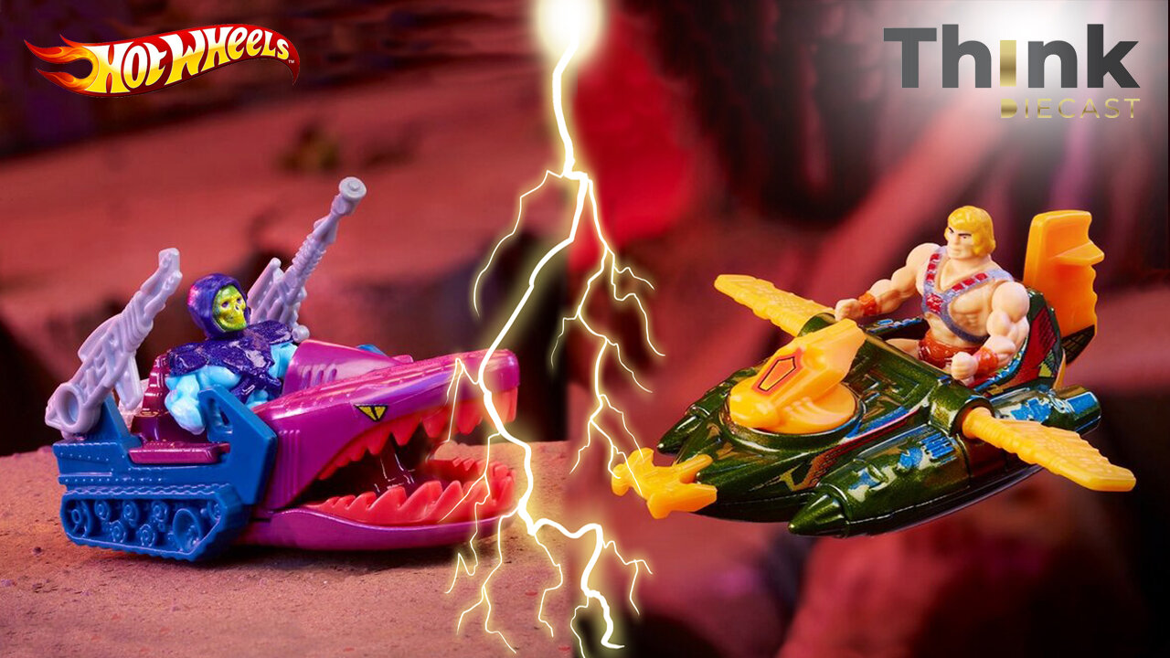 UNBOXING | Hot Wheels Masters of the Universe Wind Raider vs. Land Shark | SDCC 2021 | Think Diecast