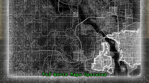 Fallout 3 Mods - Fo3 World Maps Upscaled - Experimental by MrWastelander