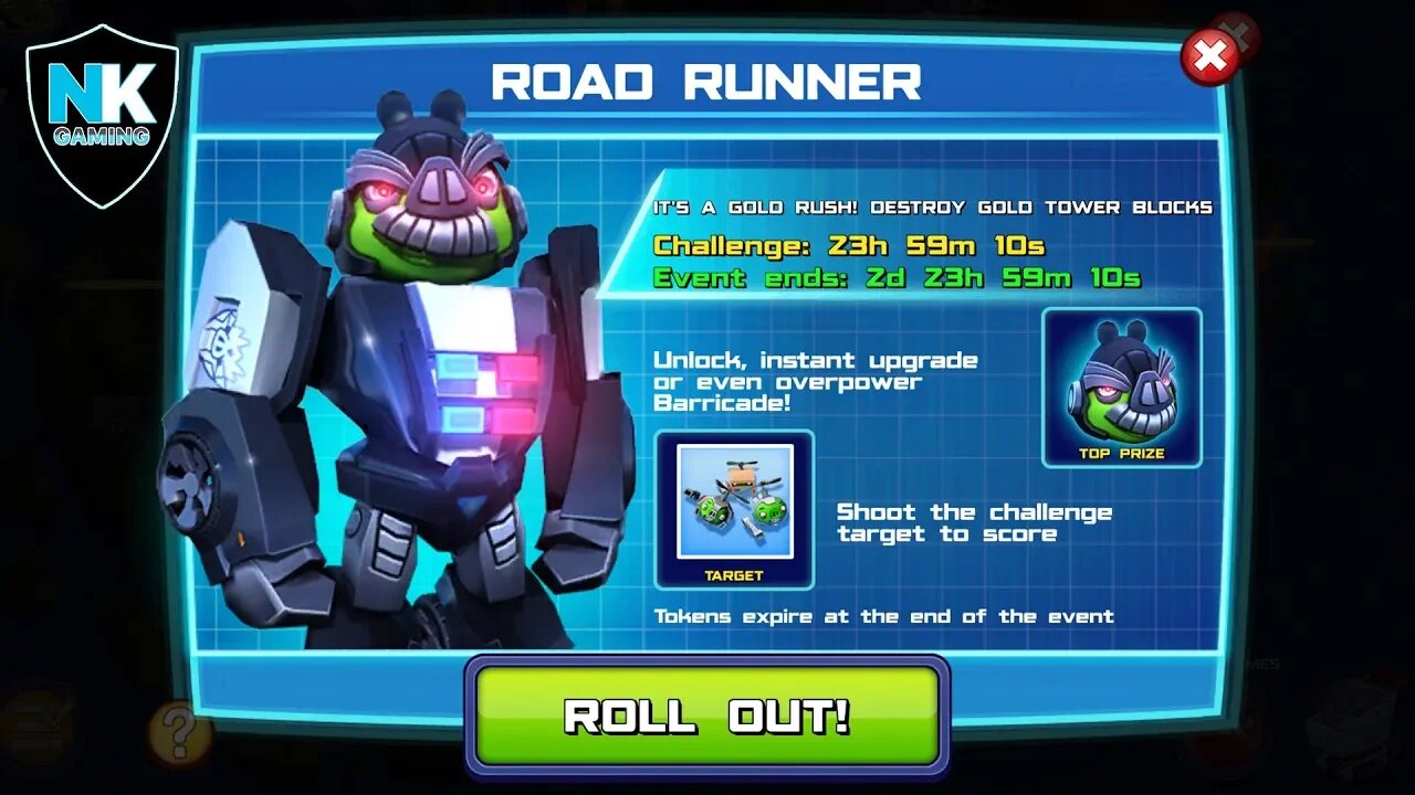 Angry Birds Transformers 2.0 - Road Runner - Day 4