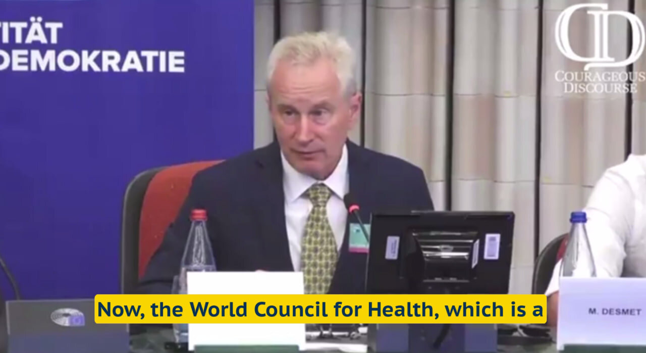 During EU Parliament Speech, Dr McCullough Backs WCH Call to Pull ALL Covid-19 Vaccines Off the Market