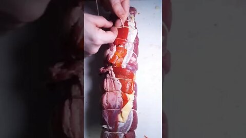 proper way to truss a steak FULL VIDEO COMING SOON SUBSCRIBE FOR MORE