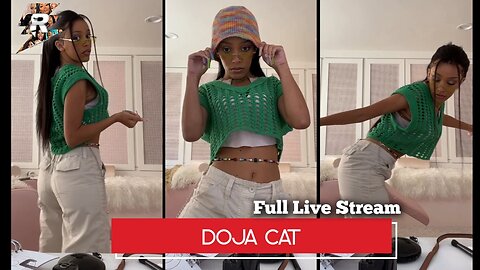 Doja Cat Dancing in white khaki pants