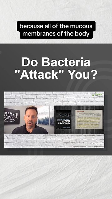 Does a bacteria “attack” you?