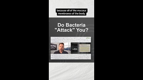 Does a bacteria “attack” you?