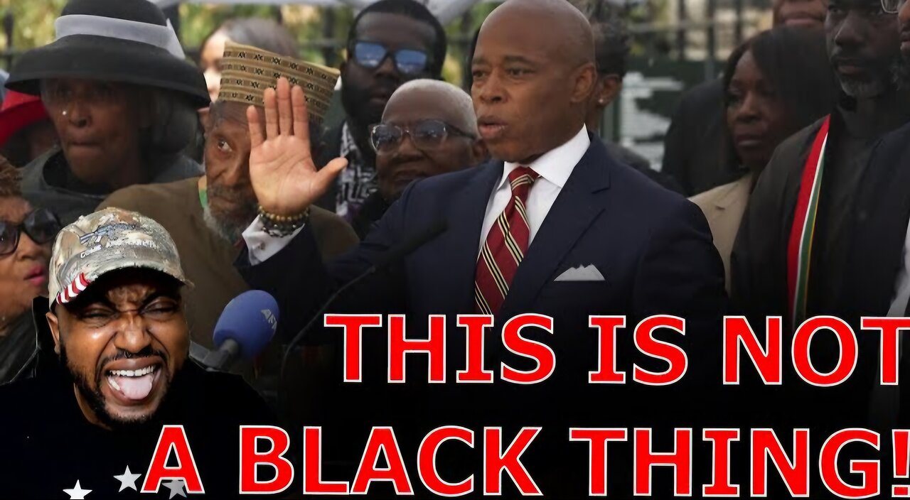 Black New Yorkers RUTHLESSLY HECKLE Eric Adams During DESPERATE Stunt With NAACP After Indictment!