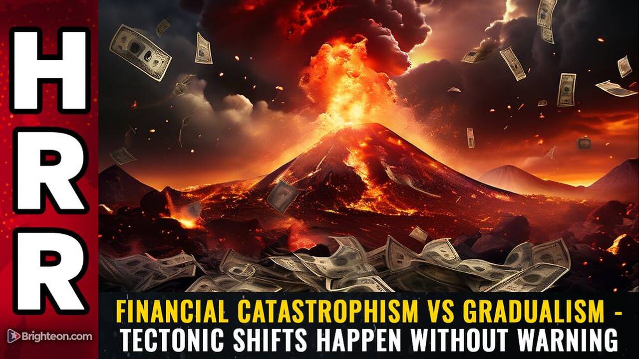 FINANCIAL CATASTROPHISM VS GRADUALISM - TECTONIC SHIFTS HAPPEN WITHOUT WARNING