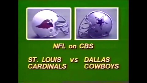 1980-11-16 St. Louis Cardinals vs Dallas Cowboys