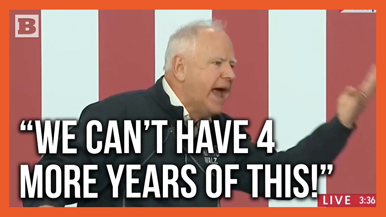 Tim Walz: "We Can't Have 4 More Years of This"