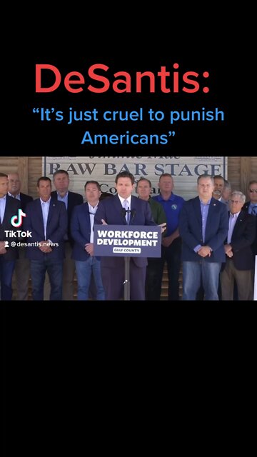 DeSantis says it’s cruel for Biden to not unleash American energy