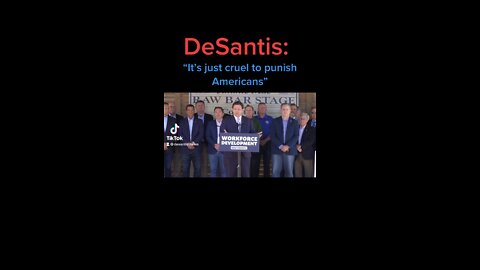DeSantis says it’s cruel for Biden to not unleash American energy