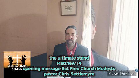 the ultimate stand Matthew 14 opening message Set Free Church Modesto pastor Chris Settlemyre