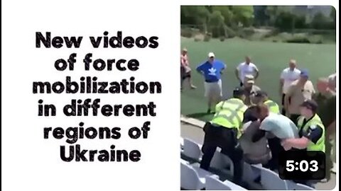 🇺🇦 New videos of force mobilization in different regions of Ukraine