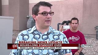 Hours-long standoff ends in neighborhood