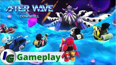 After Wave Downfall Gameplay on Xbox