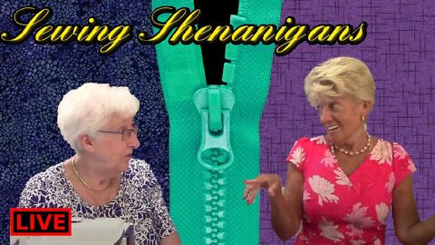 Zippers With Brenda! Sewing Shenanigans!