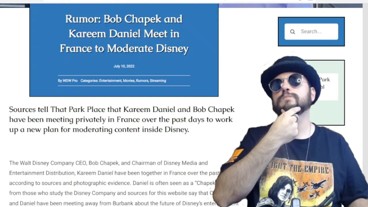 Disney CEO Bob Chapek to Secretly Moderate Disney? France Trip Sparks More Rumors and Speculation