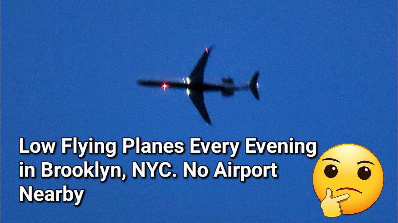 WHAT'S GOING ON? These low-flying planes flying with 1-2 minutes interval daily in Brooklyn NYC