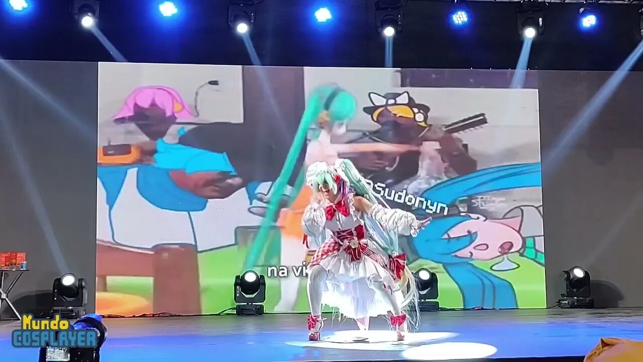 Apresentação Cosplay Individual Livre de Hatsune Miku no Sábado de Anime Friends 2023