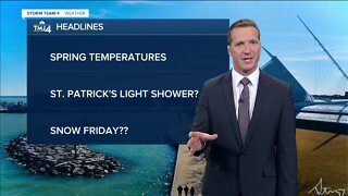 Spring-like weather continues: Highs in the 50s today