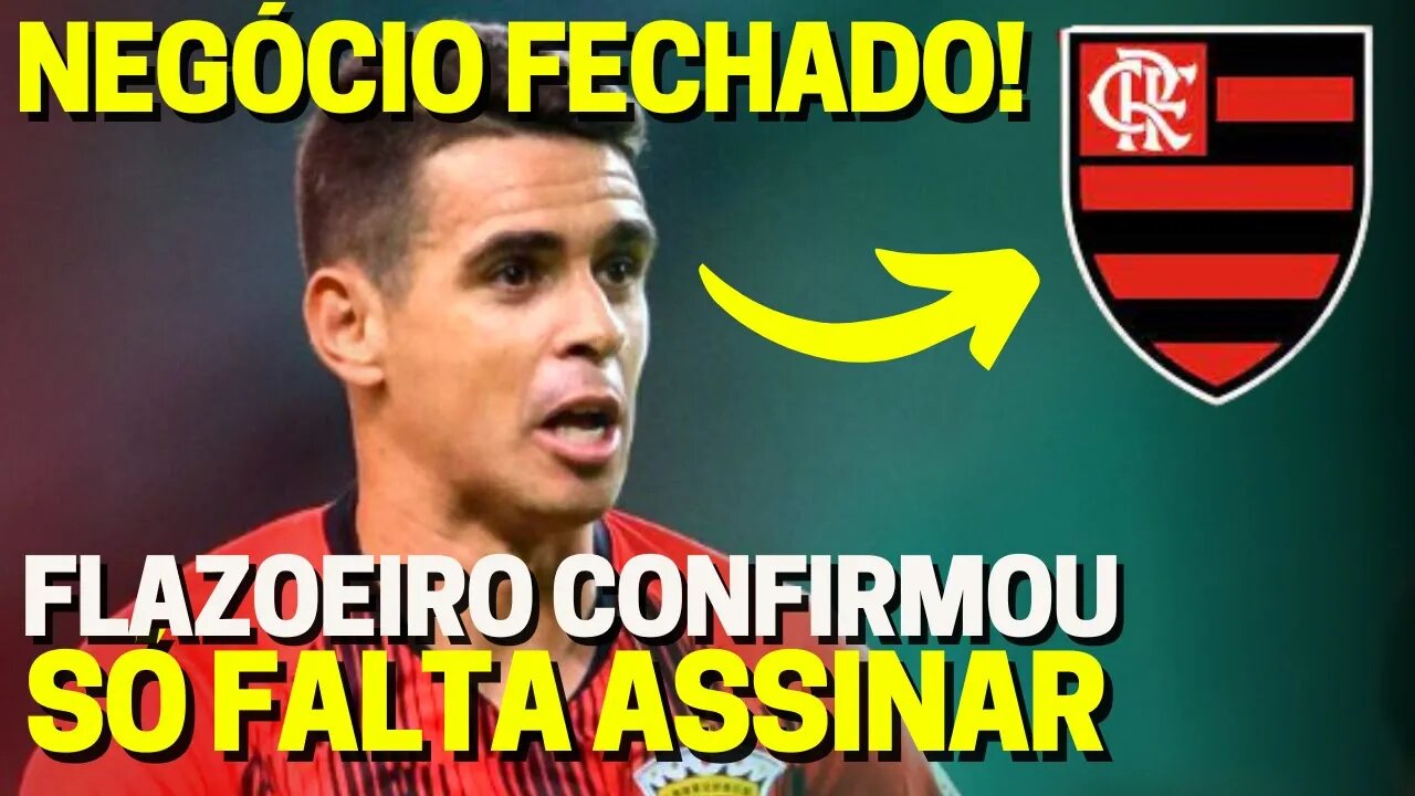 SÓ FALTA ASSINAR! OSCAR PODE ASSINAR E TREINAR ESSA SEMANA COM O FLAMENGO!