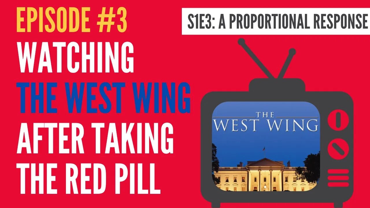 Watching THE WEST WING after taking the red pill #3 (S1/E3: A Proportional Response)