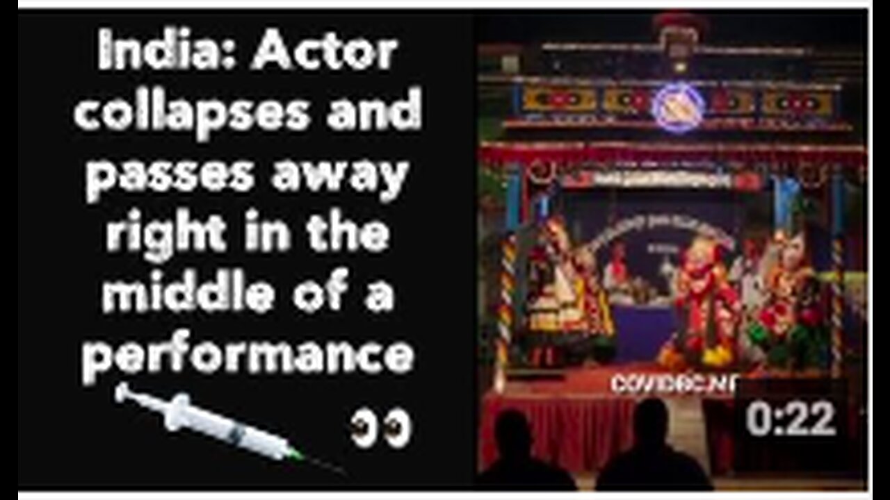 India: Actor collapses and passes away right in the middle of a performance 💉👀 (2022)