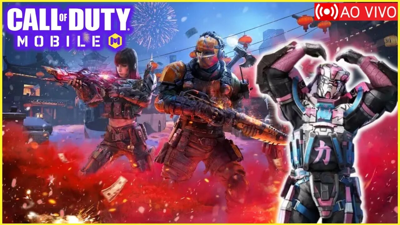 🔥 LIVE COD MOBILE 🔥 - BATTLE ROYALE E MULTIJOGADOR AO VIVO NOVAS ARMAS E SKINS