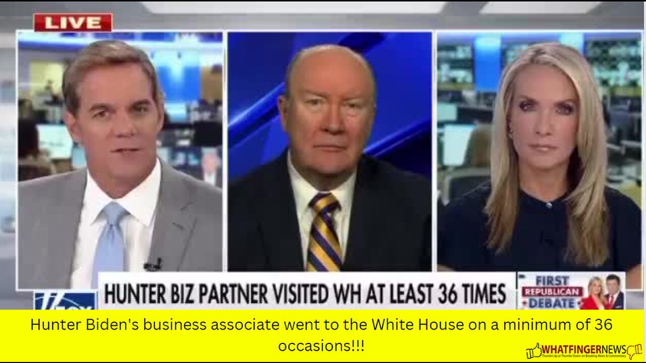 Hunter Biden's business associate went to the White House on a minimum of 36 occasions!!!